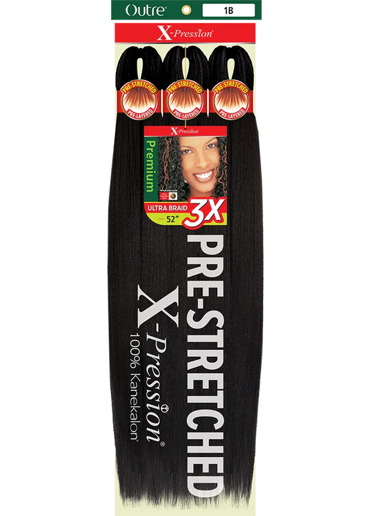 Outre X-Pression: 3X Ultra Pre-Stretched Kanekalon Braid 52