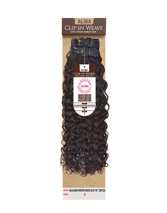 11a Aliba 18” Water Wave Clip-Ins - Janet Collection